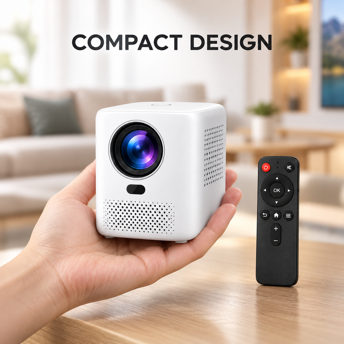 ZamTech Mini WiFi Smart Projector