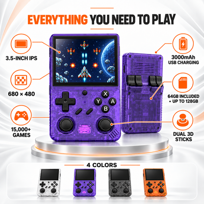 ZamTech Retro 3D Handheld Gaming Console