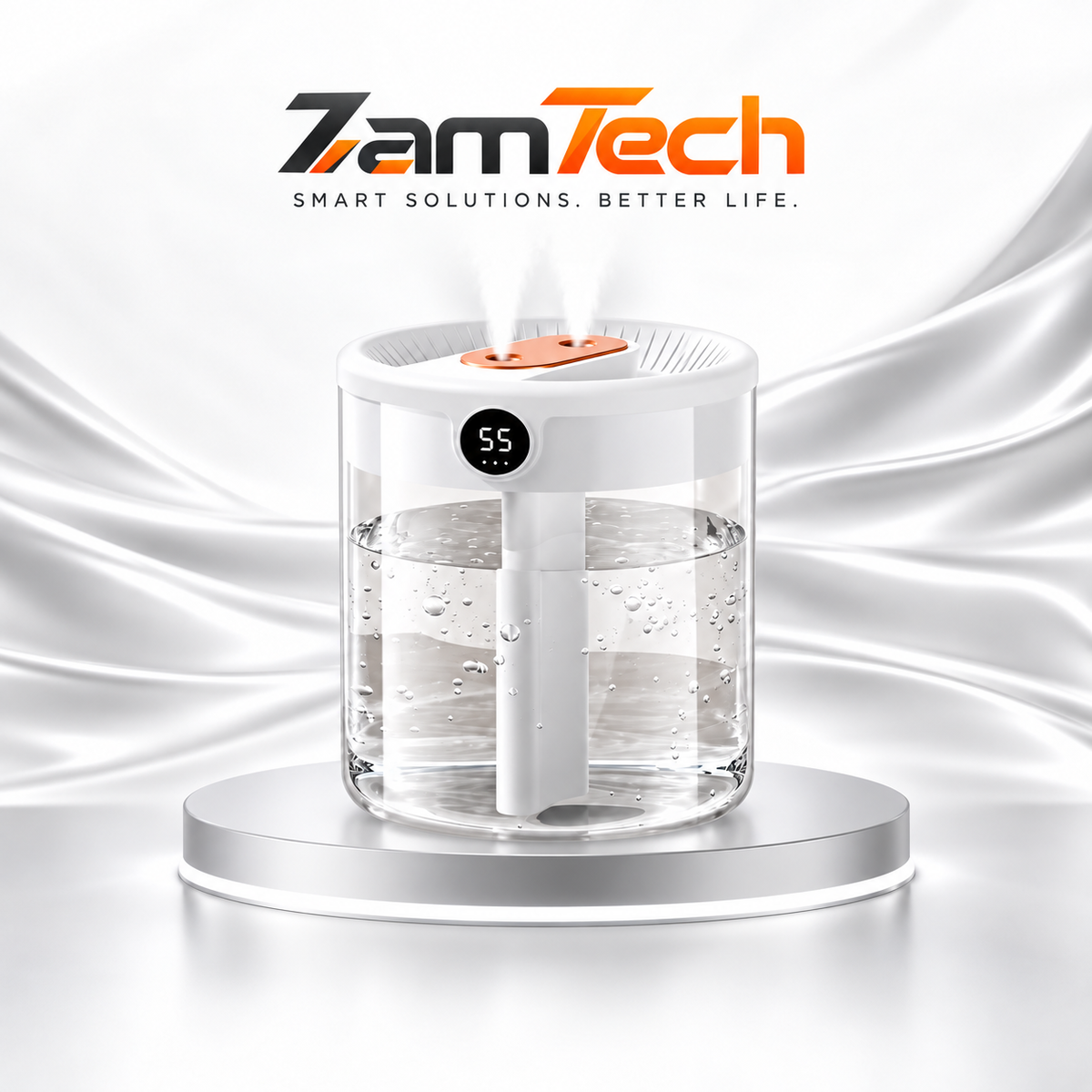 ZamTech Clear Digital Display Humidifier