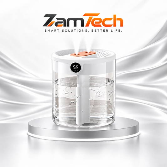 ZamTech Clear Digital Display Humidifier