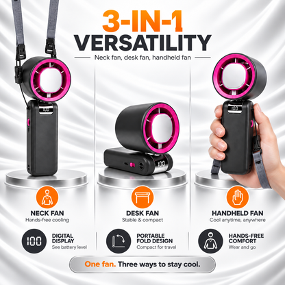 ZamTech Ice Sensed Handheld Fan