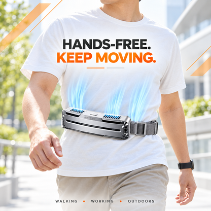 ZamTech Portable Wearable Cooling Fan with Belt