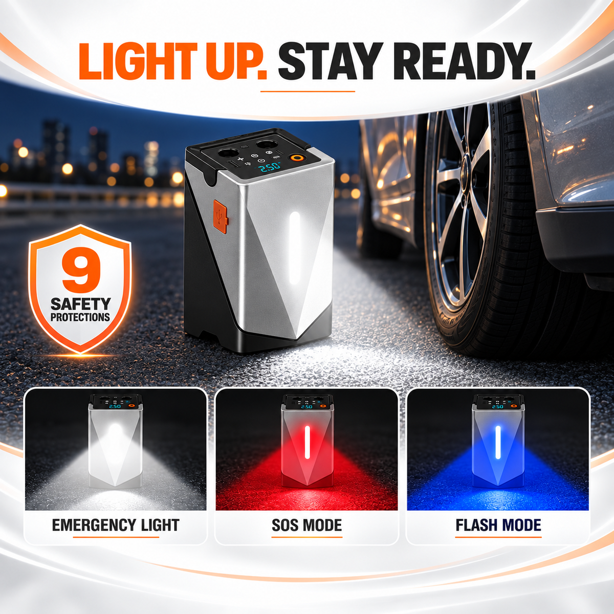 ZamTech Portable Car Jump Starter