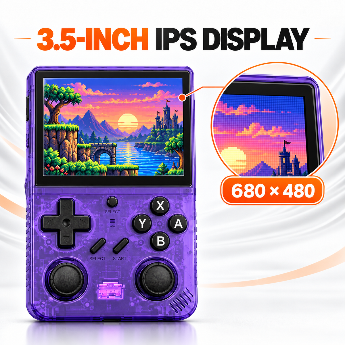 ZamTech Retro 3D Handheld Gaming Console