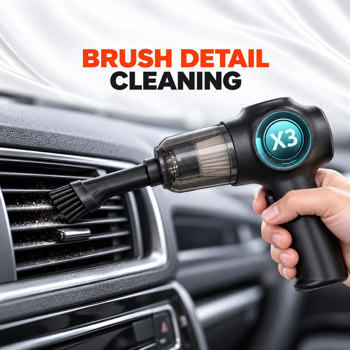 ZamTech Portable 3-in-1 Car Vacuum Cleaner