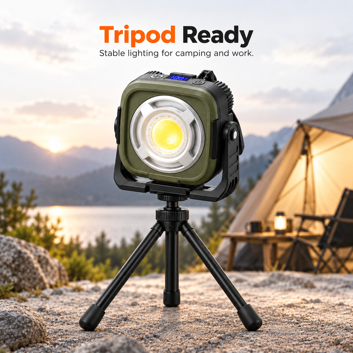 ZamTech Portable LED Camping & Work Light