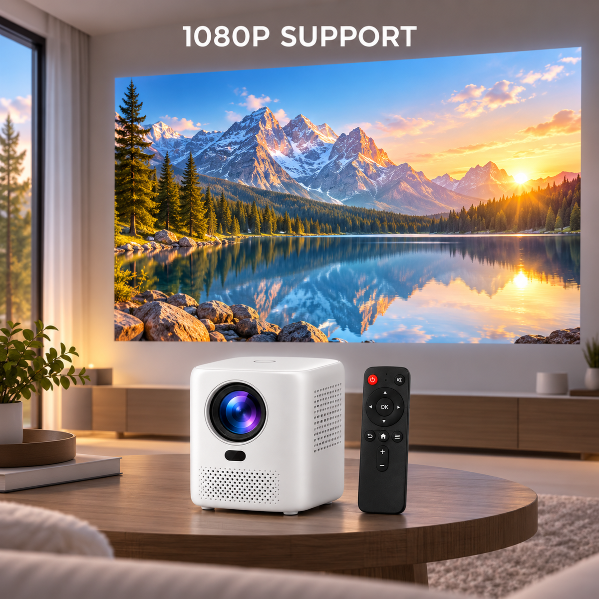 ZamTech Mini WiFi Smart Projector