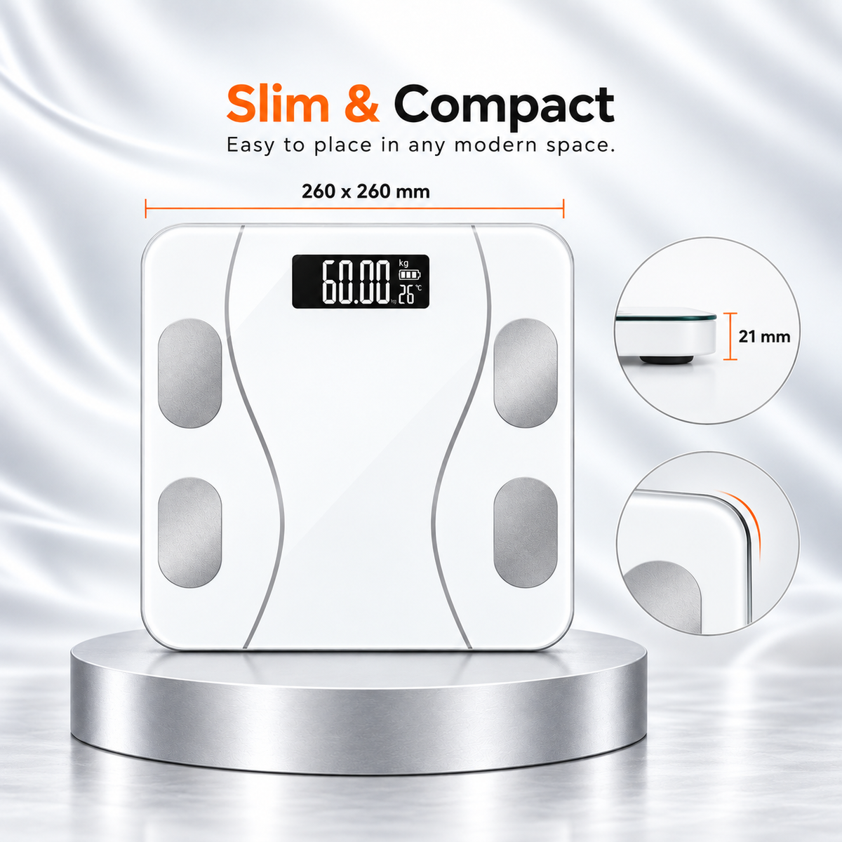 ZamTech Smart Digital Body Weight Scale