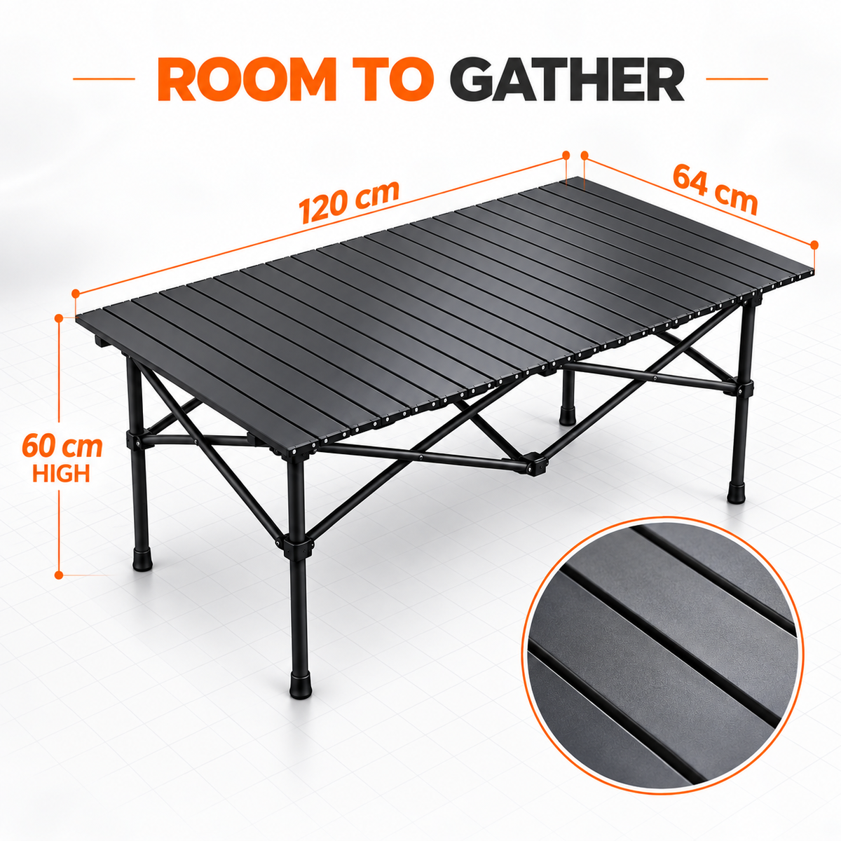 ZamTech Outdoor Folding Table & Chair Set
