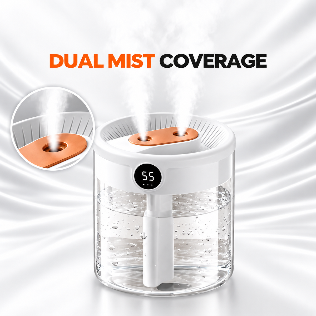 ZamTech Clear Digital Display Humidifier