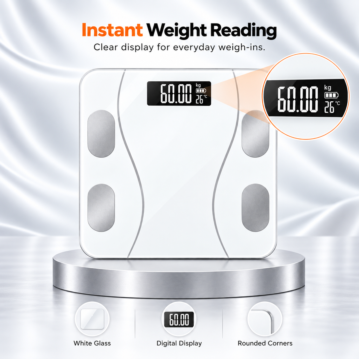 ZamTech Smart Digital Body Weight Scale