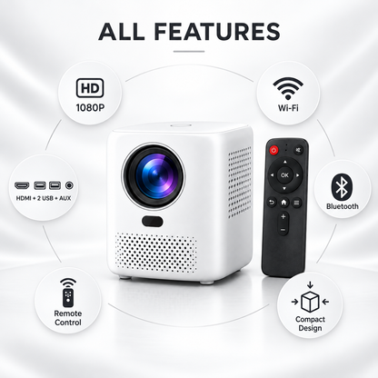 ZamTech Mini WiFi Smart Projector