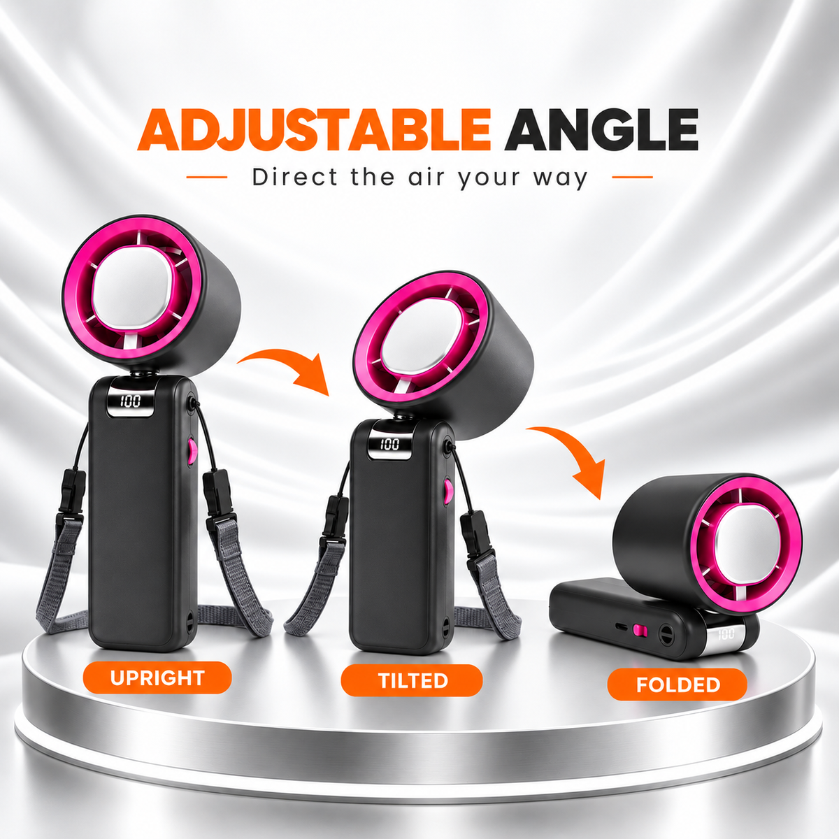 ZamTech Ice Sensed Handheld Fan