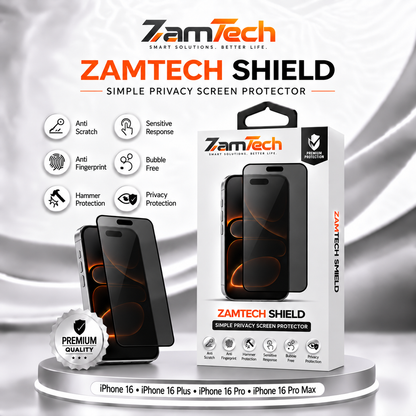 IPhone 16 Simple Privacy Screen Protector