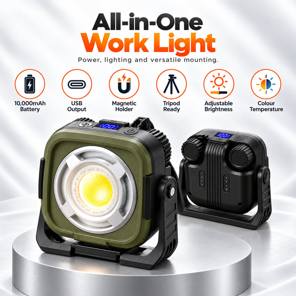 ZamTech Portable LED Camping & Work Light
