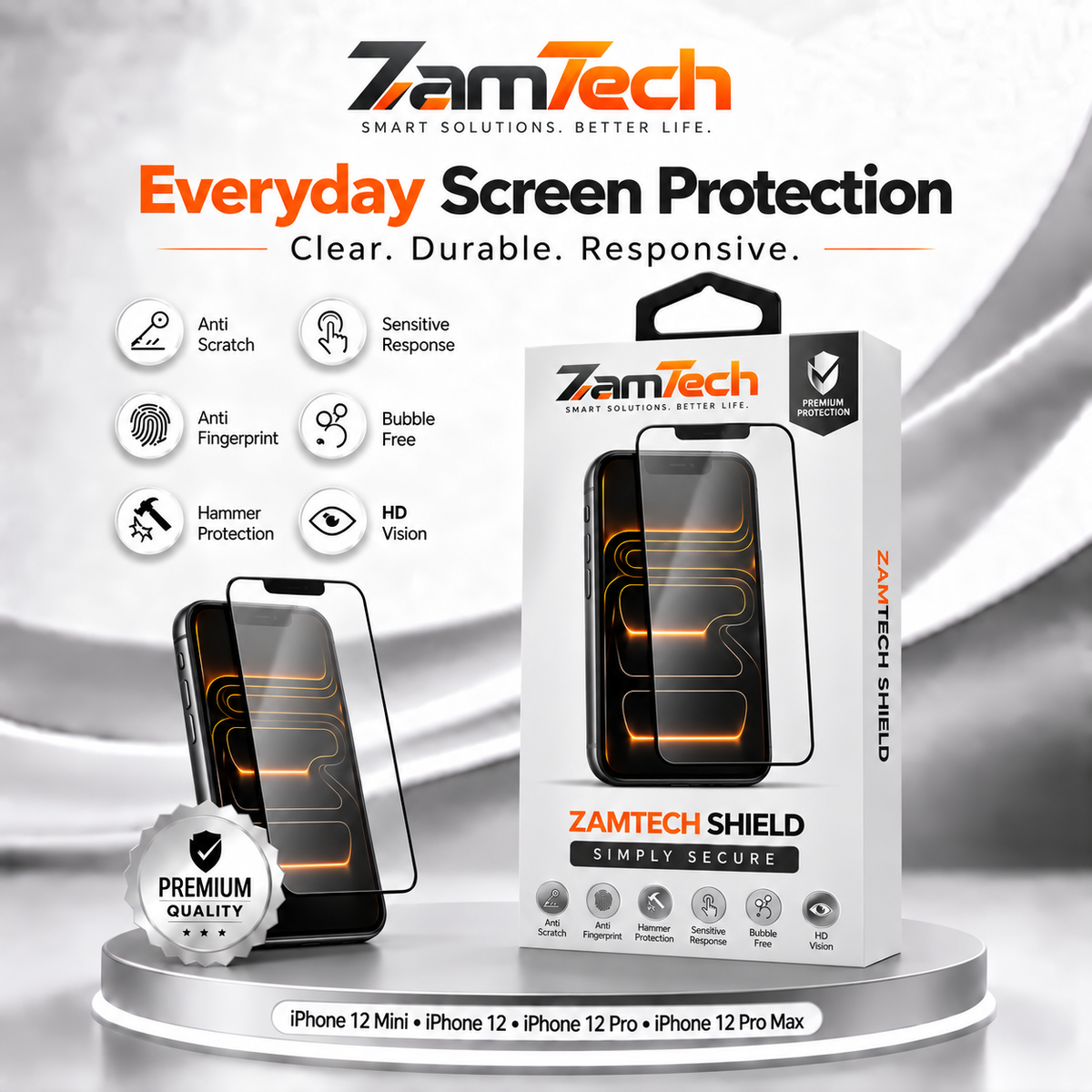 IPhone 12 Simple Screen Protector